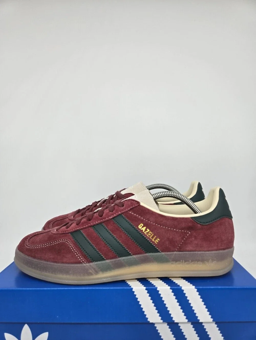 Adidas Men's Gazelle Indoor JH5403 Shadow Red Green Shoes Size 12